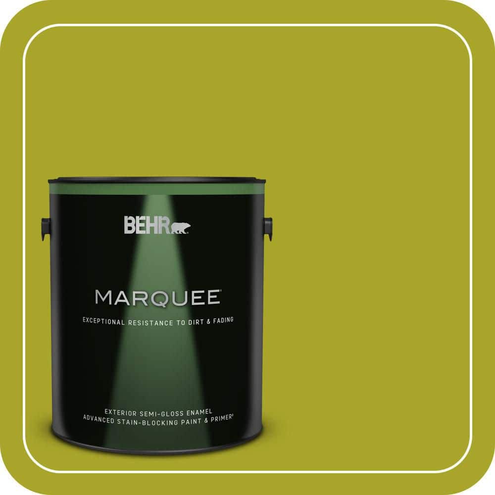 BEHR MARQUEE 1 gal. #P340-7 Venom Semi-Gloss Enamel Exterior Paint & Primer