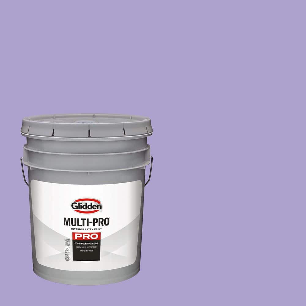 Glidden Multi-Pro 5 gal. PPG1248-5 Puturple Ultra Flat Interior Paint