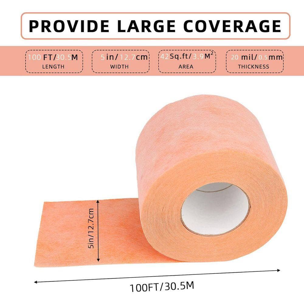 Unbranded Waterproof Membrane Barrier 42 sq. ft. for Showers Kitchens Saunas Superior Moisture Protection Easy Installation (2)
