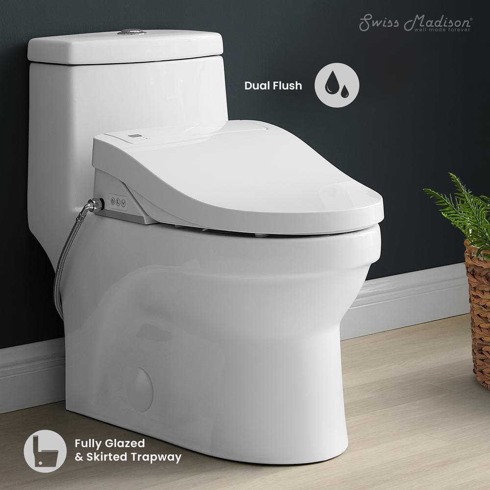 Swiss Madison Virage 1-Piece Toilet 0.80 GPF with Vivante Smart Seat (2)