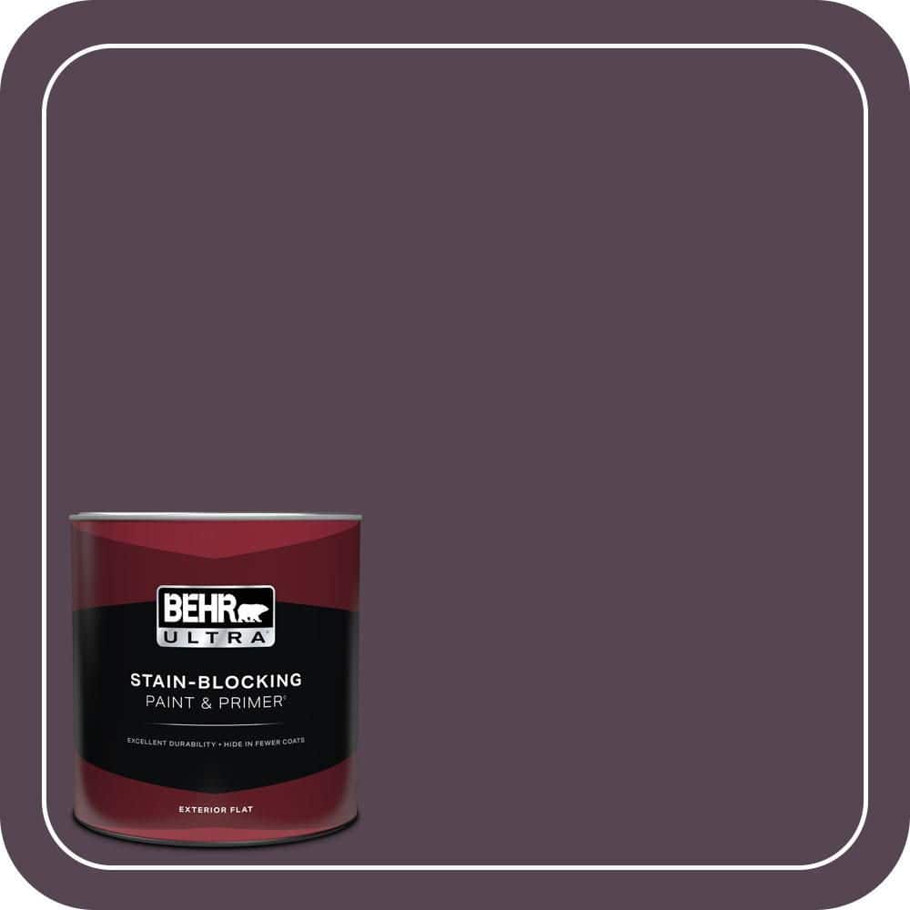 BEHR ULTRA 1 qt. #680F-7 Baritone Flat Exterior Paint & Primer