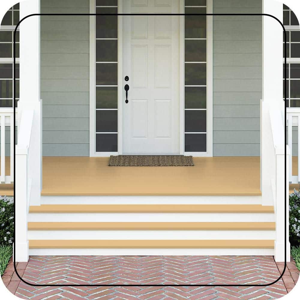 BEHR PREMIUM #T17-02 Textured Low-Lustre Enamel Interior/Exterior Porch and Patio Anti-Slip Floor Paint (2)