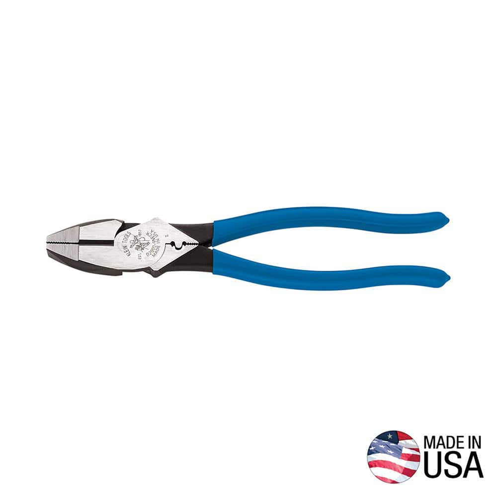 Klein Tools 9 in. Heavy Duty Side Cutting Crimping Pliers (1)