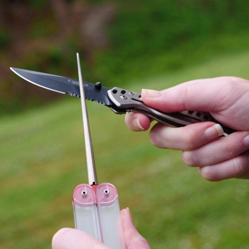 DMT Serrated Diafold Sharpener with Fine Diamond Sharpening Surface (2)