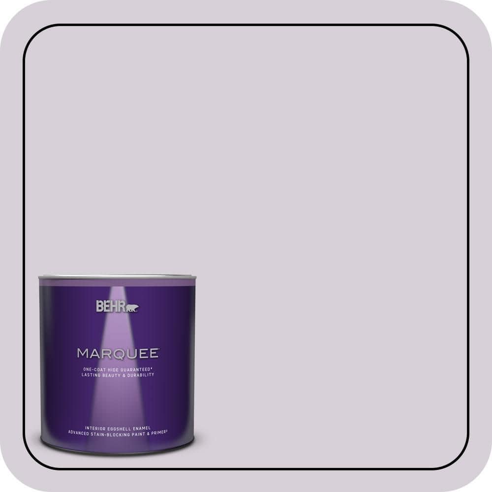 BEHR MARQUEE 1 qt. #670E-3 Lilac Mauve Eggshell Enamel Interior Paint & Primer