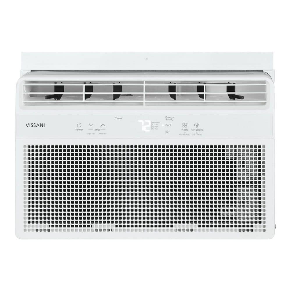 Vissani 6,000 BTU 115-Volt Window Air Conditioner for 250 sq. ft. Rooms with Remote in White (1)