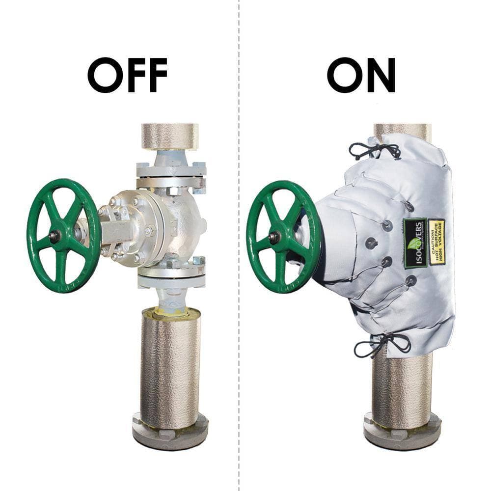 UniTherm Isocovers Iso-Valve 18 in. x 18 in. x 3 in. H Insulation for Valves and Fittings - R 0.48 (3)