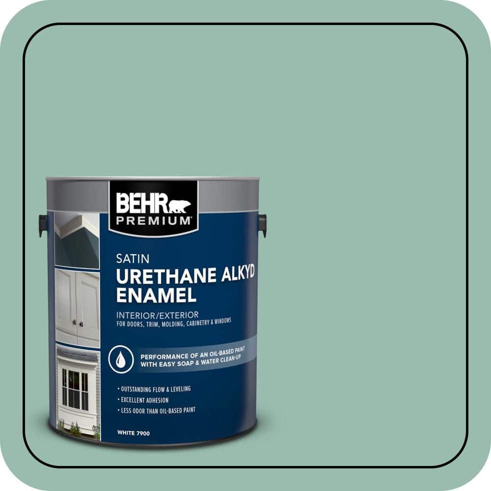 BEHR PREMIUM 1 gal. #M430-4 Sunstone Urethane Alkyd Satin Enamel Interior/Exterior Paint