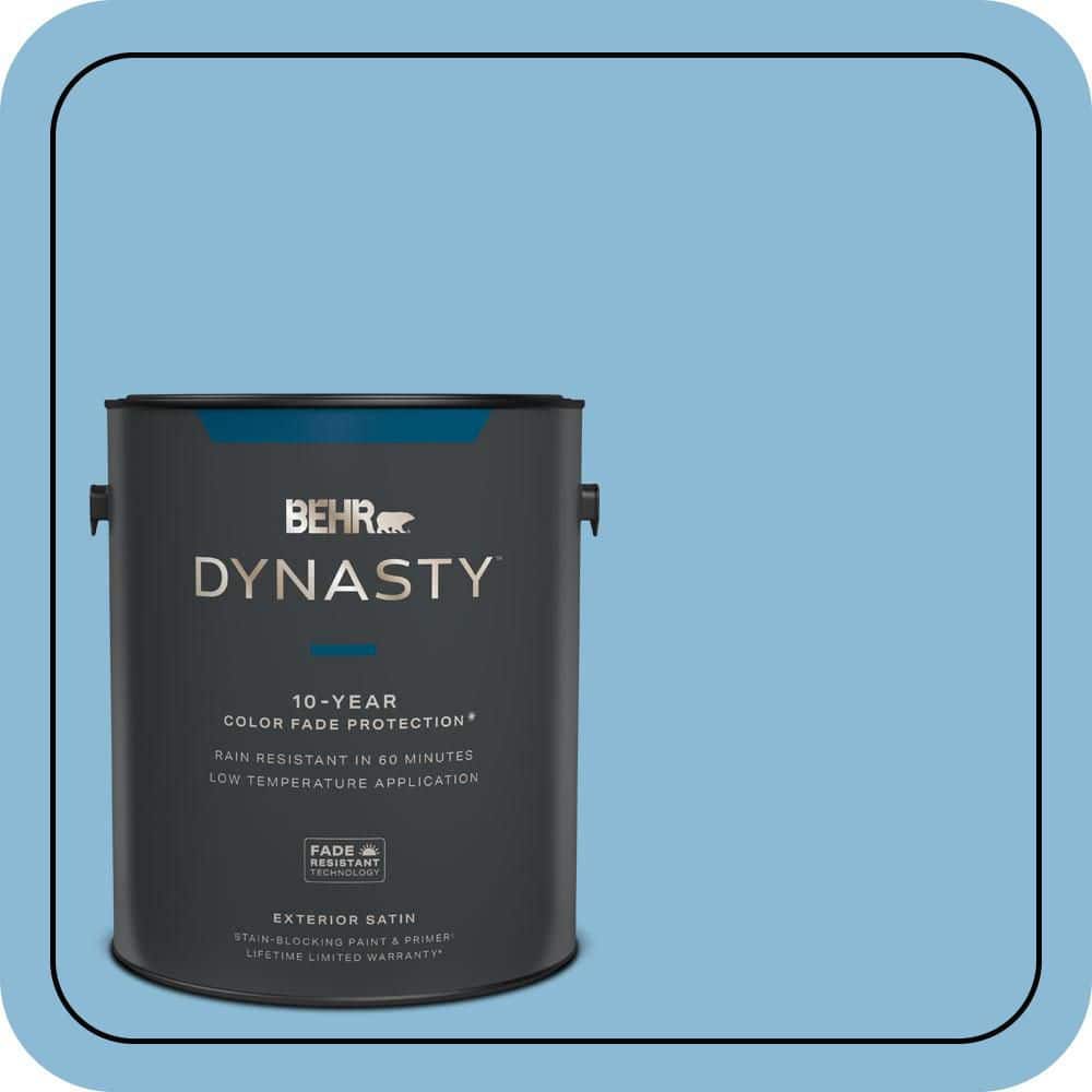 BEHR DYNASTY 1 gal. #MQ5-55 Simply Posh Satin Enamel Exterior Stain-Blocking Paint & Primer
