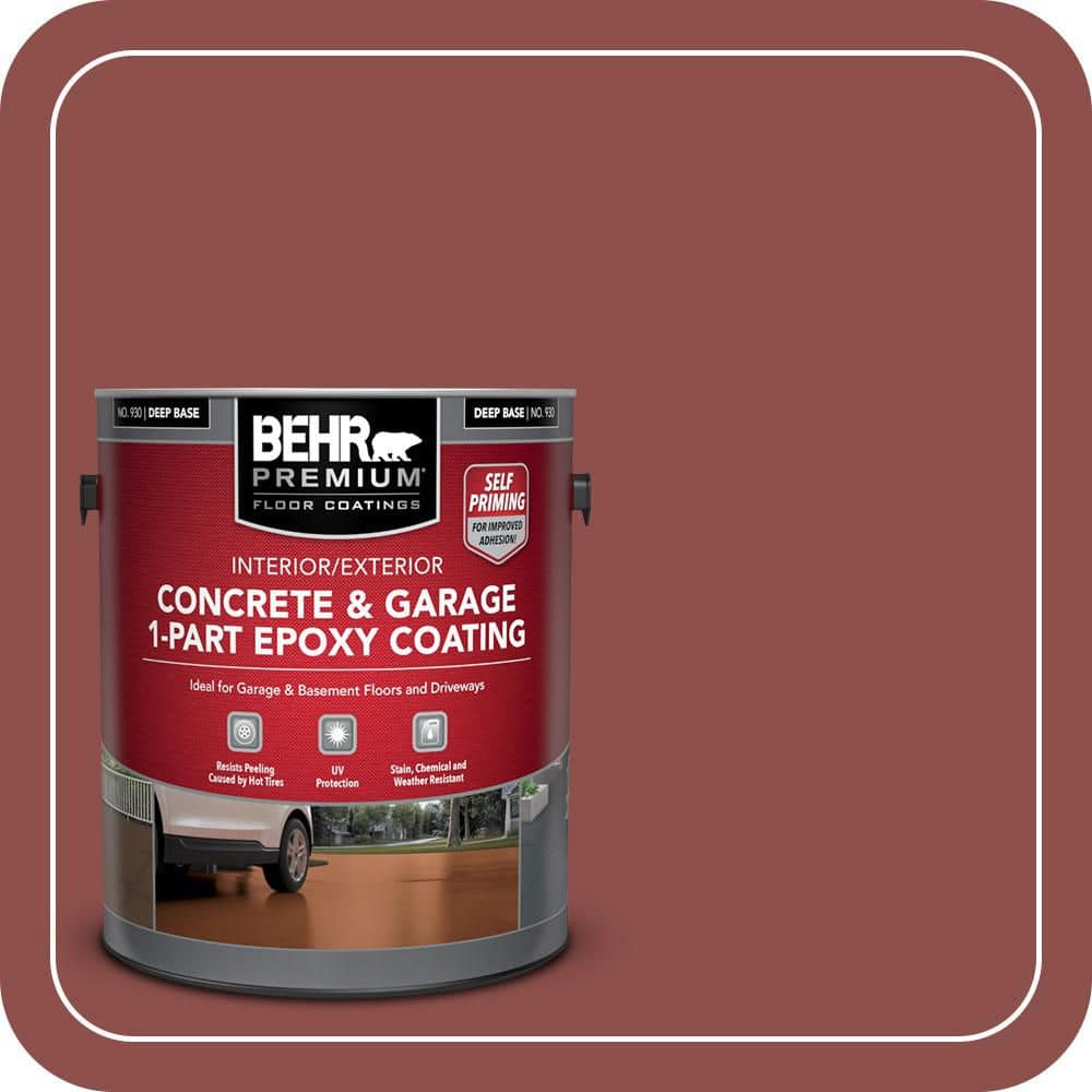 BEHR PREMIUM #S140-6 Self-Priming 1-Part Epoxy Satin Interior/Exterior Concrete and Garage Floor Paint (1)