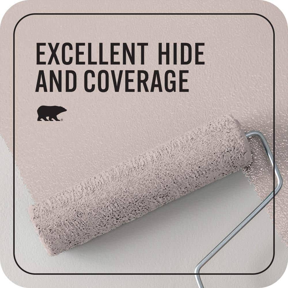 BEHR PREMIUM PLUS 1 qt. #MQ3-01 Josephine Flat EcoMix Plant-Based Interior Paint & Primer (2)