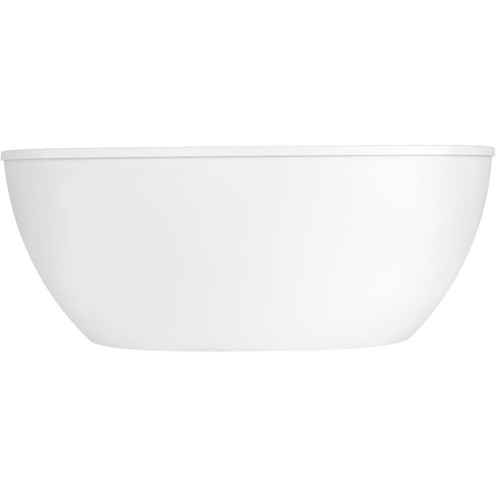 Sterling Spectacle 65.44 in. x 36.25 in. Freestanding Soaking Bathtub with Center Drain in White (3)