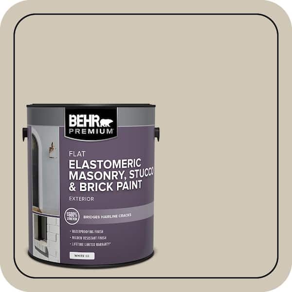 BEHR PREMIUM 1 gal. #N310-3 Sandstorm Elastomeric Masonry, Stucco and Brick Exterior Paint (2)