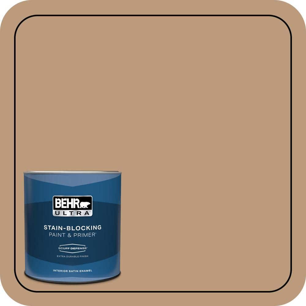BEHR ULTRA 1 qt. #MQ2-03 Key to the City Extra Durable Satin Enamel Interior Paint & Primer