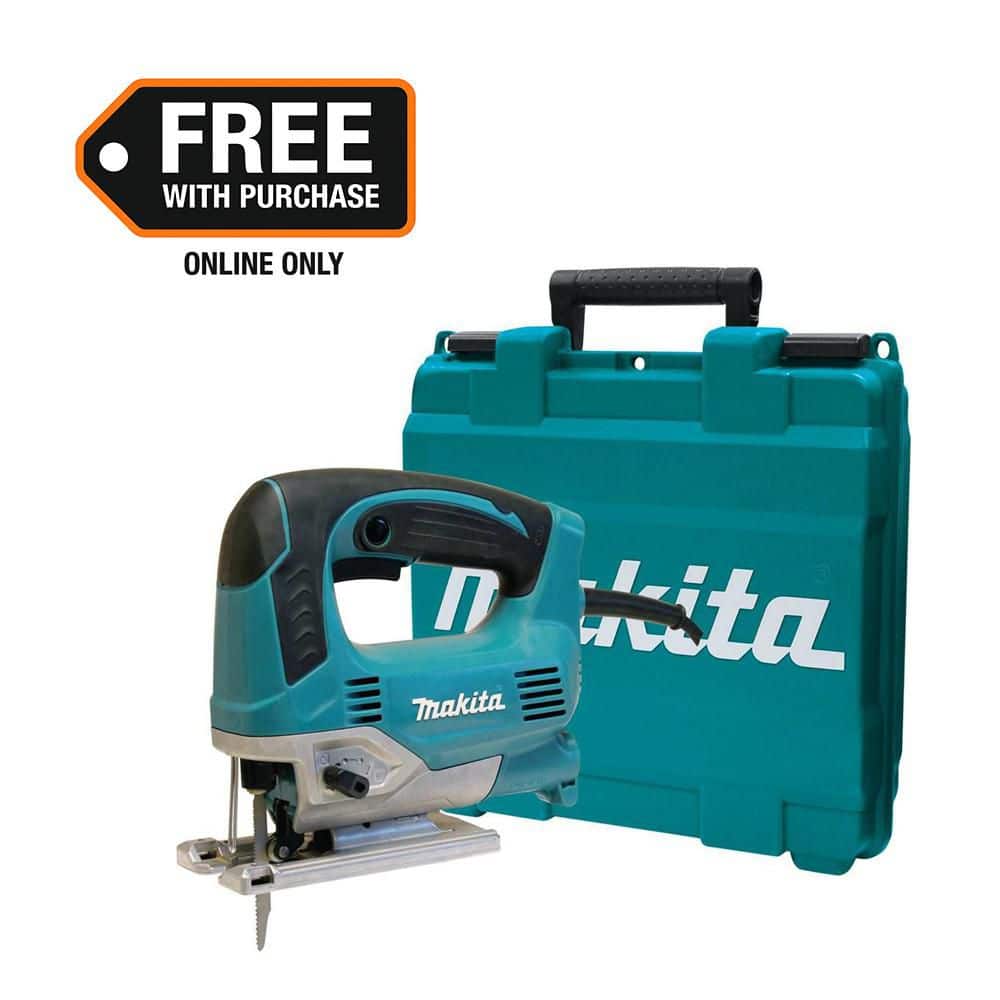 Makita 6.5 Amp Corded Variable Speed Lightweight Top Handle Jig Saw with Case