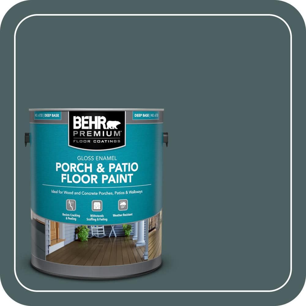 BEHR PREMIUM 1 gal. #PPU12-20 Underwater color Gloss Enamel Interior/Exterior Porch and Patio Floor Paint