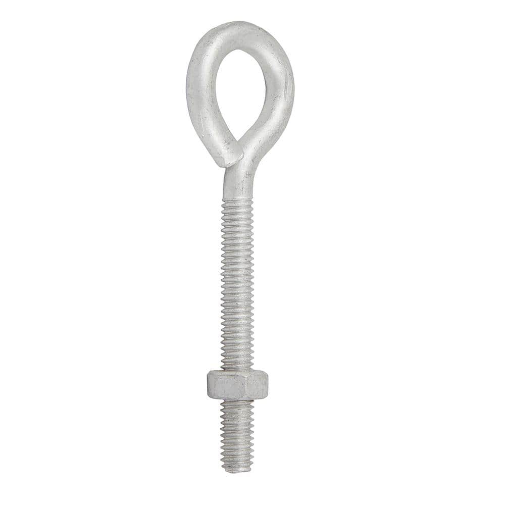 Everbilt 5/16 in. x 4 in. Galvanized Eyebolt/Nut (2)
