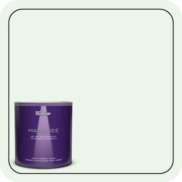 BEHR MARQUEE 1 qt. #460A-1 Bubble Eggshell Enamel Interior Paint & Primer (2)