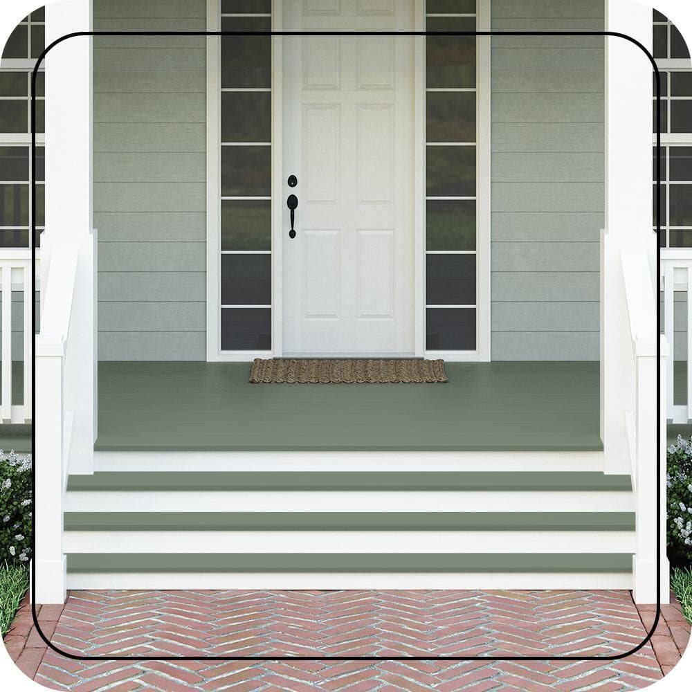 BEHR PREMIUM #450F-5 Textured Low-Lustre Enamel Interior/Exterior Porch and Patio Anti-Slip Floor Paint (2)