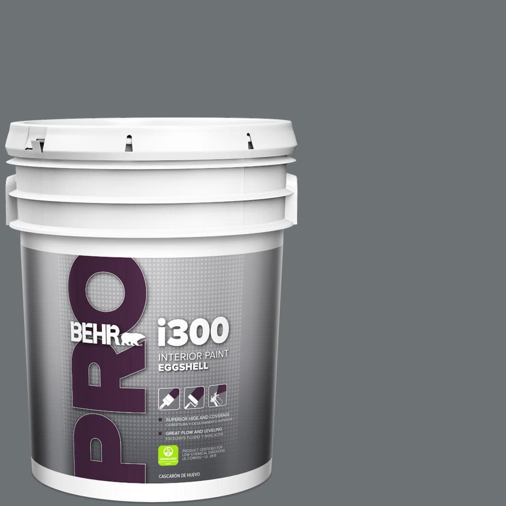 BEHR PRO 5 gal. #MQ5-28 Dawn Gray Eggshell Interior Paint