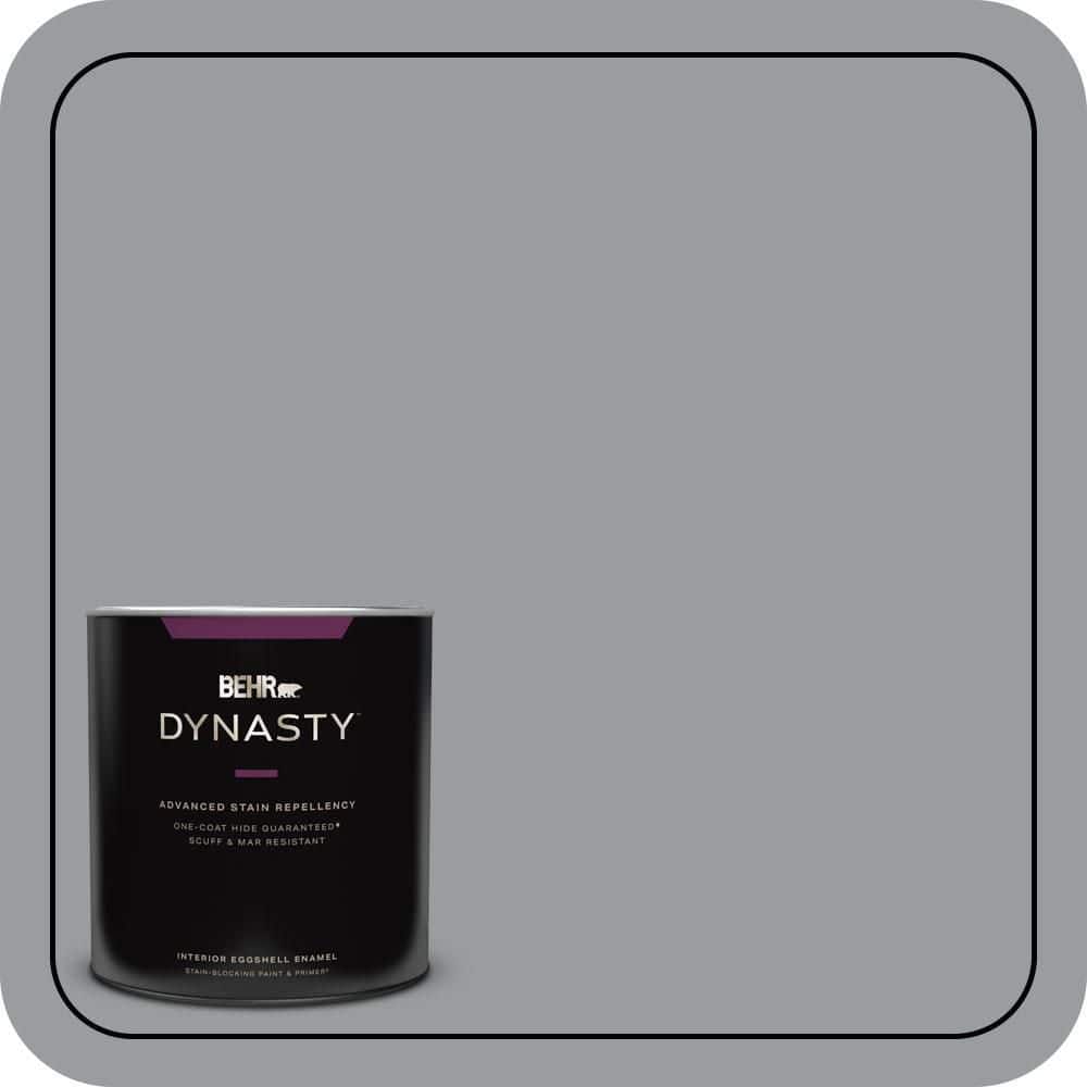 BEHR DYNASTY 1 qt. #N500-4 Pencil Sketch One-Coat Hide Eggshell Enamel Interior Stain-Blocking Paint and Primer