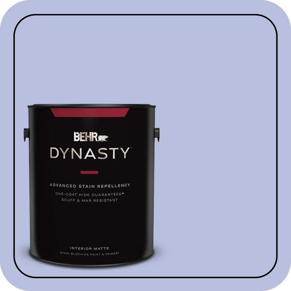 BEHR DYNASTY 1 gal. #MQ4-31 Stardust Evening One-Coat Hide Matte Interior Stain-Blocking Paint & Primer