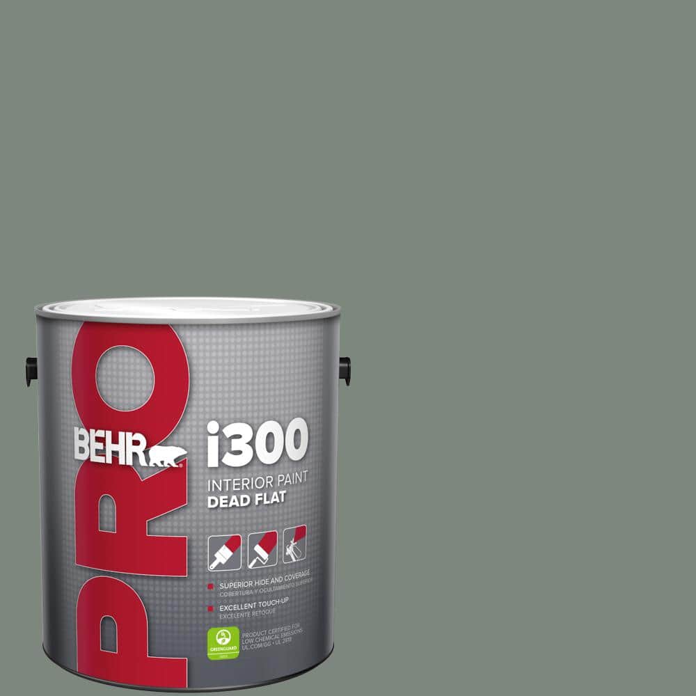 BEHR PRO 1 gal. #700F-5 Wild Sage Dead Flat Interior Paint