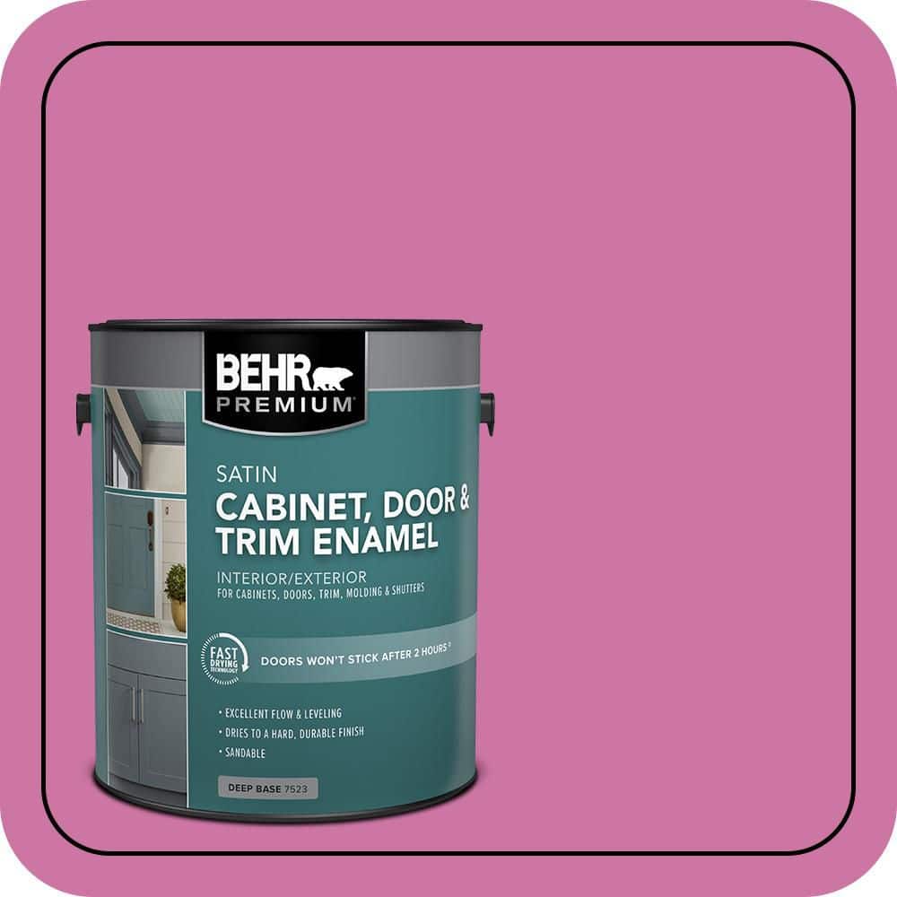 BEHR PREMIUM 1 gal. #P120-4 Heart Breaker Satin Enamel Interior/Exterior Cabinet, Door & Trim Paint