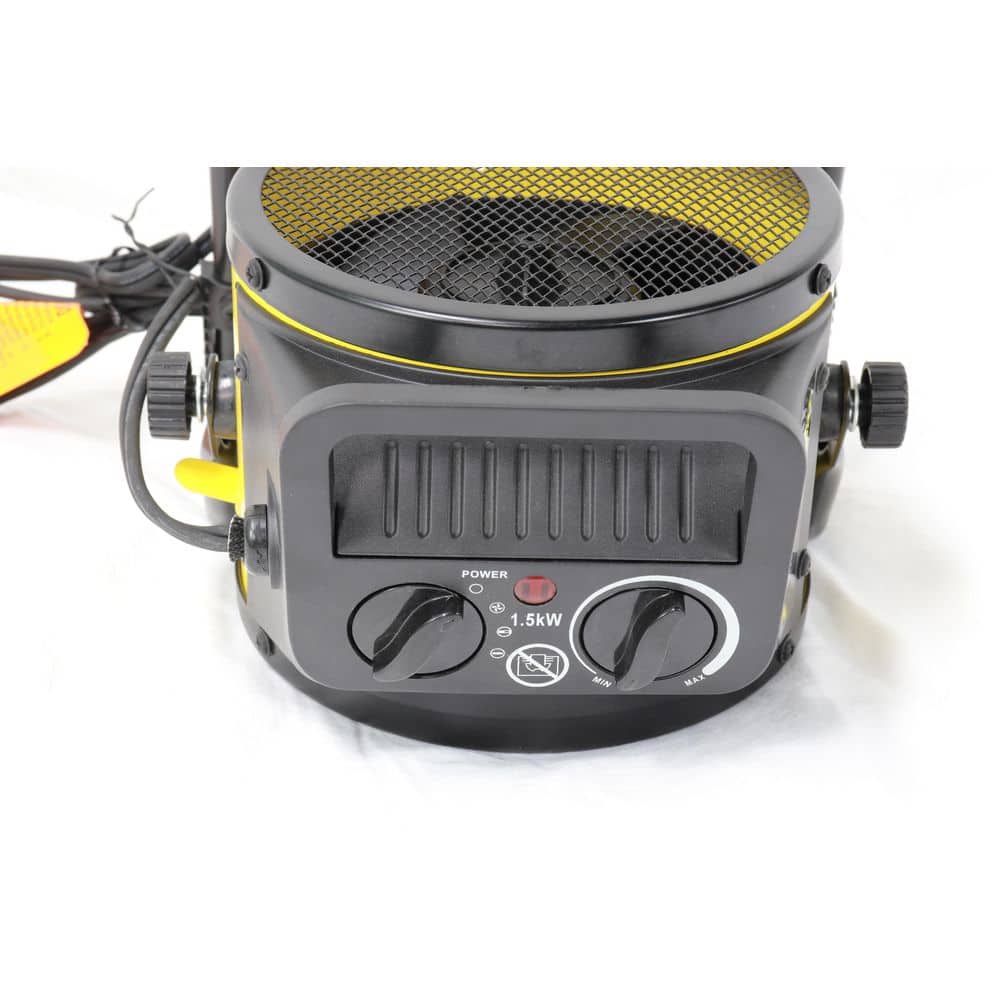 DuraHeat 1500-Watt Portable Electric Space Heater with PVC Ceramic Heating Element and Cradle Base (3)