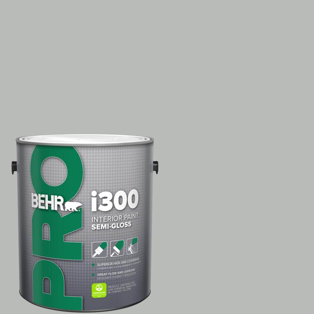 BEHR PRO 1 gal. #T18-19 Quiet Time Semi-Gloss Interior Paint