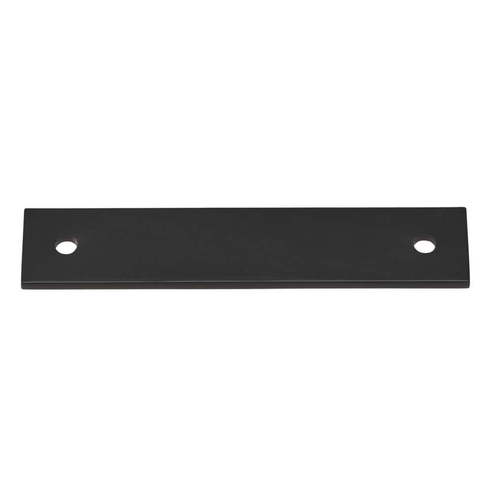 GLIDERITE 4-3/4 in. Squared Cabinet Backplate 3-3/4 in. Center to Center, 5342-96-MB