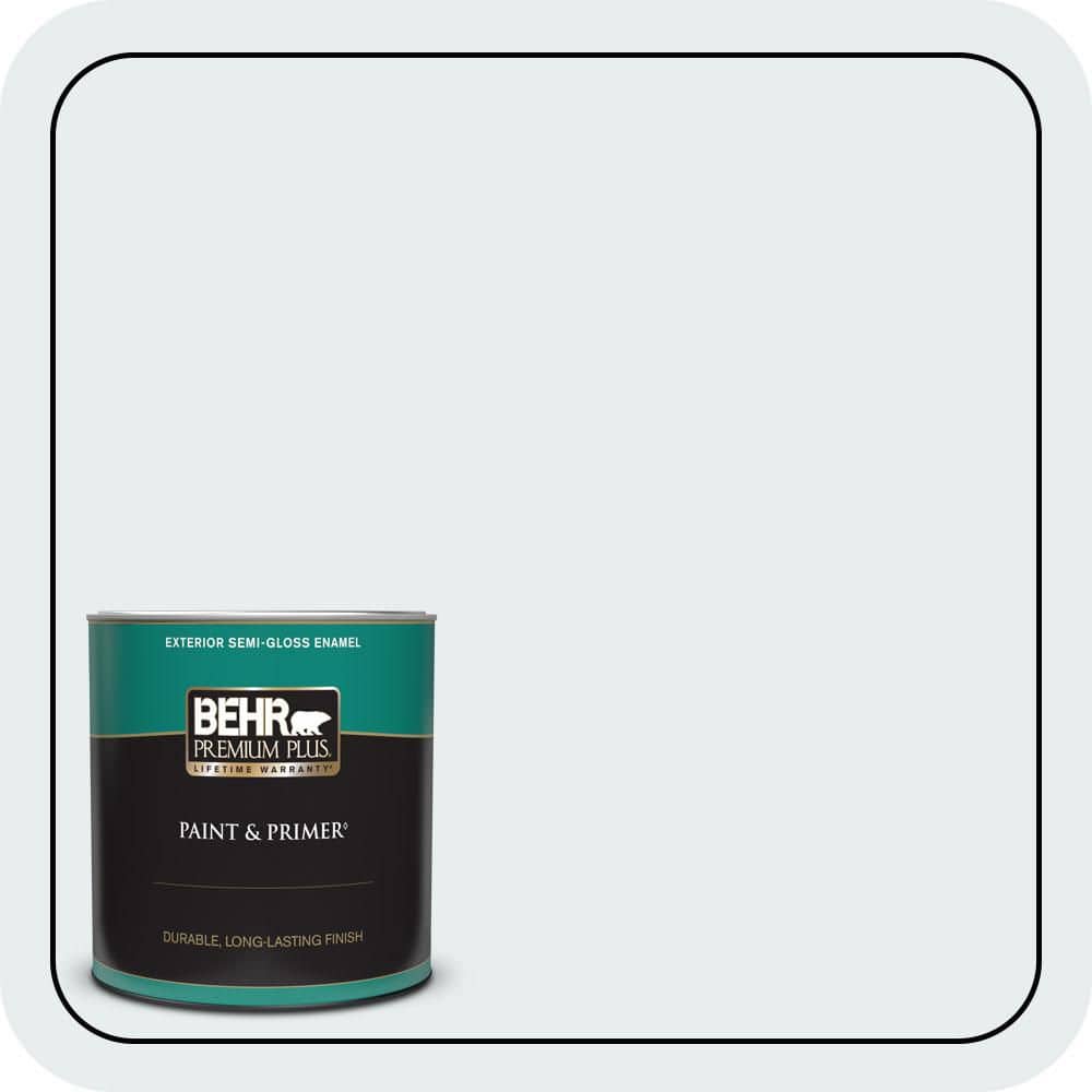 BEHR PREMIUM PLUS 1 qt. #560E-1 Little Dipper Semi-Gloss Enamel Exterior Paint & Primer