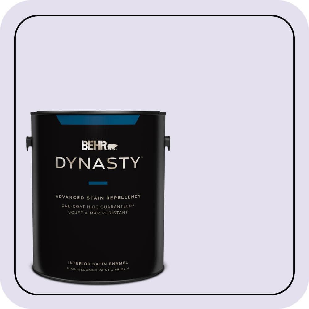 BEHR DYNASTY 1 gal. #P560-1 Blissful Satin Enamel Interior Stain-Blocking Paint and Primer