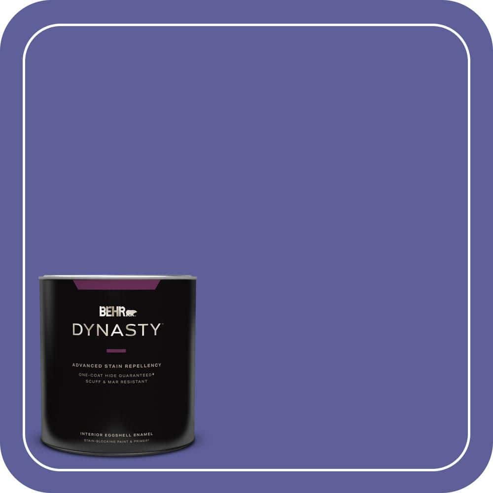 BEHR DYNASTY 1 qt. #P550-6 Wizards Potion One-Coat Hide Eggshell Enamel Interior Stain-Blocking Paint & Primer