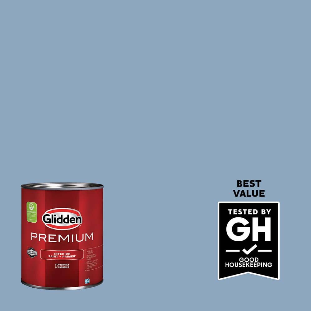 Glidden Premium 1 qt. PPG1160-4 Kaleidoscope Eggshell Interior Latex Paint