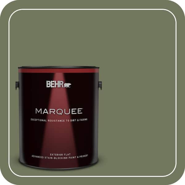 BEHR PREMIUM PLUS #420F-6 Egyptian Nile Enamel Low Odor & Primer (2)