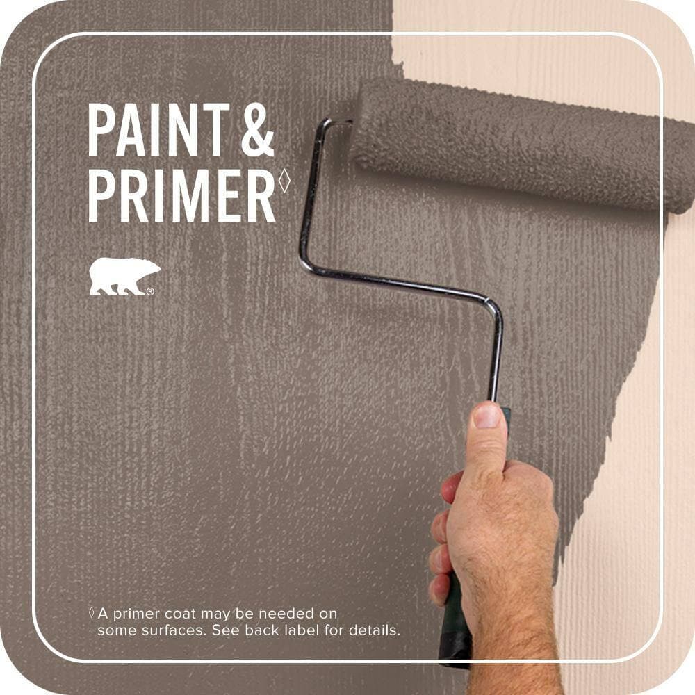BEHR PREMIUM PLUS 1 gal. #PPU5-17 Cardamom Spice Flat Exterior Paint & Primer (3)