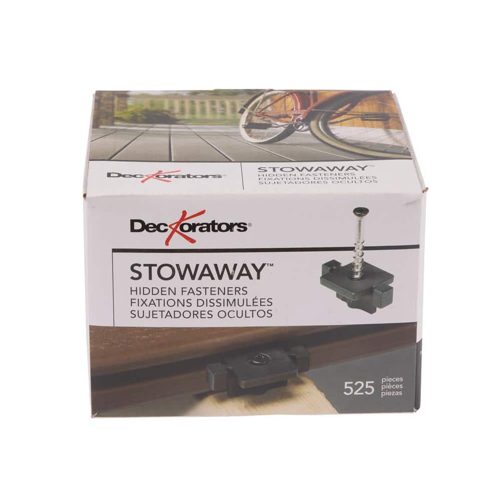 Deckorators Stowaway Steel Deck Fasteners Includes Preset Screws (300 sq ft)