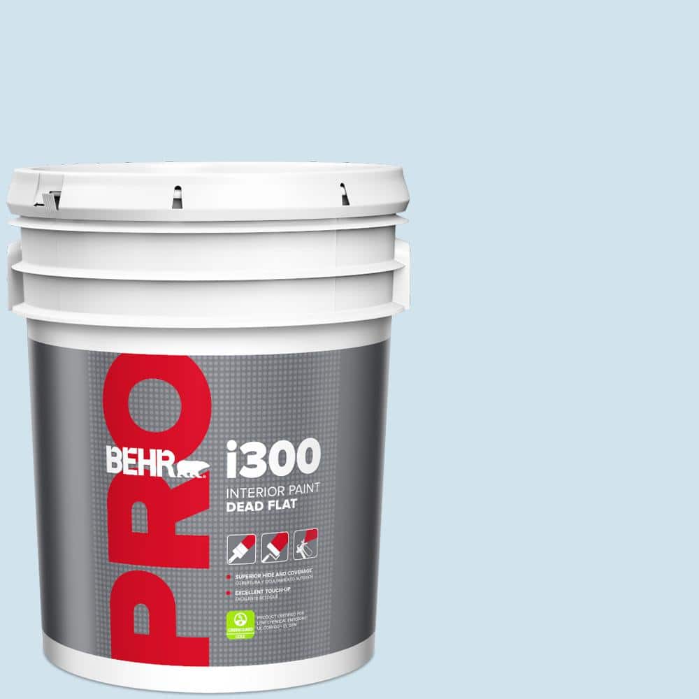 BEHR PRO 5 gal. #M520-1A Soft Cloud Dead Flat Interior Paint