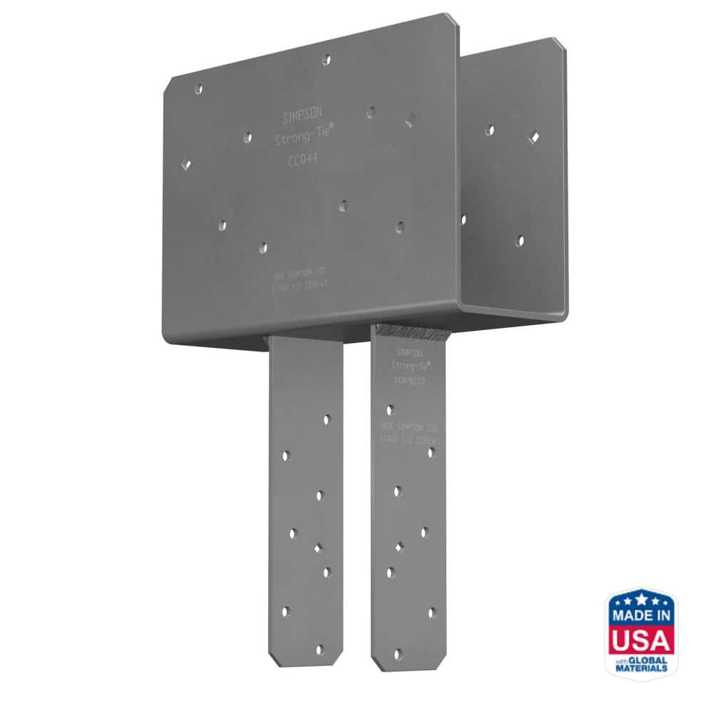 Simpson Strong-Tie CCQ Column Cap for 4x Beam, 4x Post with Strong-Drive SDS Screws (1)