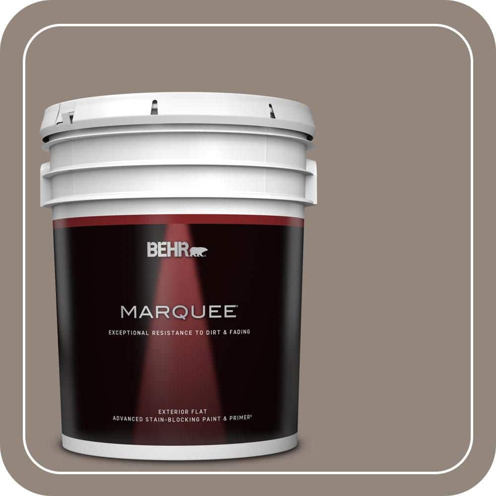 BEHR MARQUEE 5 gal. #T14-8 Film Fest Flat Exterior Paint & Primer