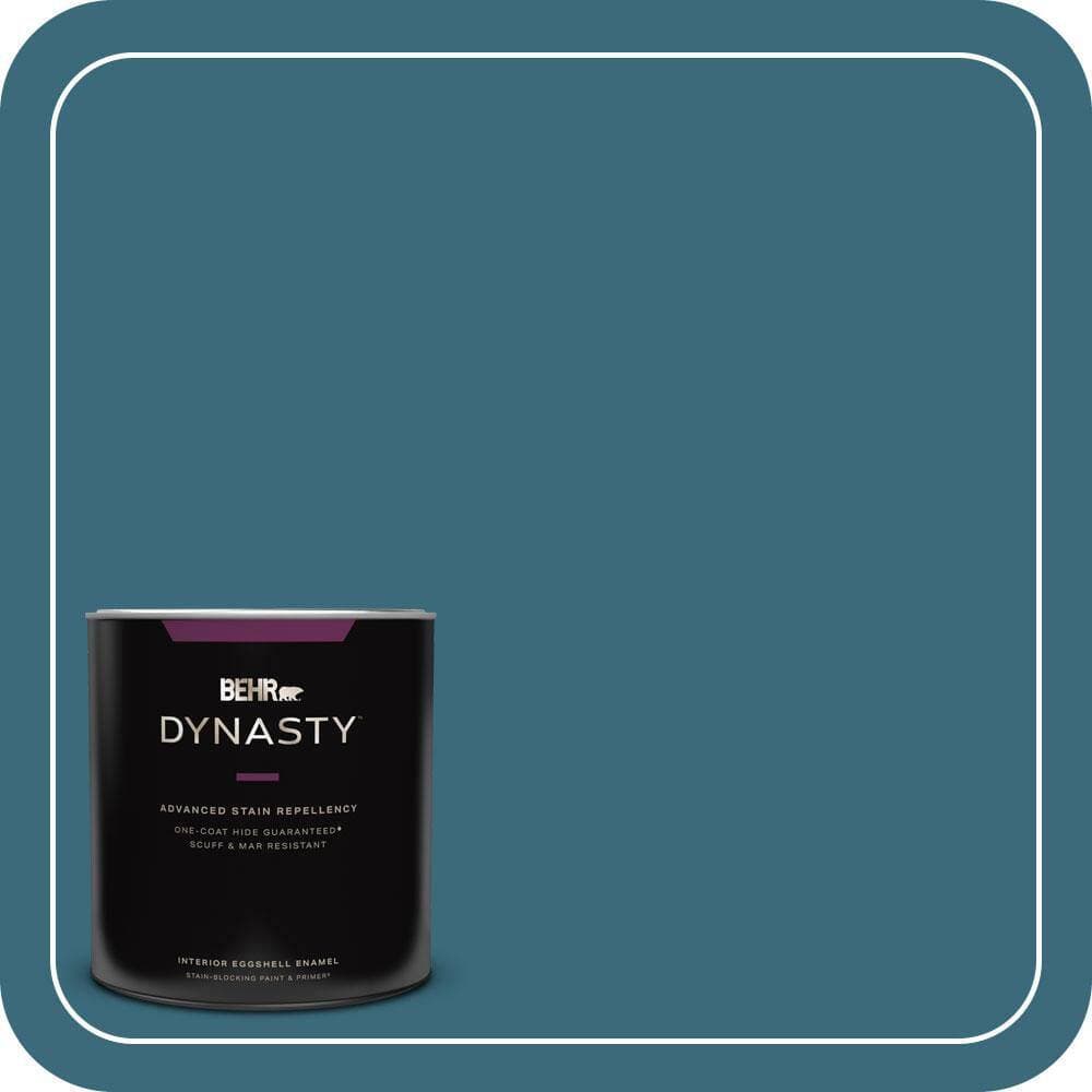 BEHR DYNASTY 1 qt. #S460-6 Mammoth Mountain One-Coat Hide Eggshell Enamel Interior Stain-Blocking Paint & Primer