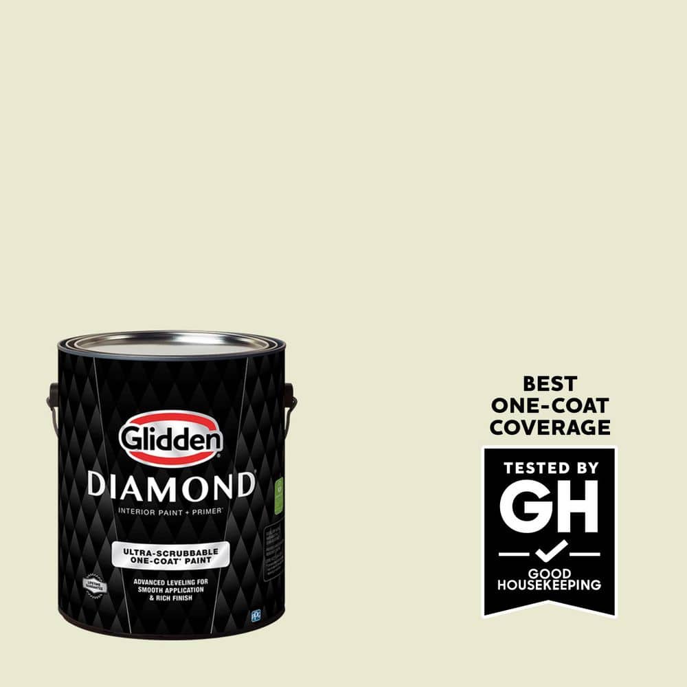 Glidden Diamond 1 gal. PPG1119-1 Magical Melon Ultra-Flat Interior Paint with Primer