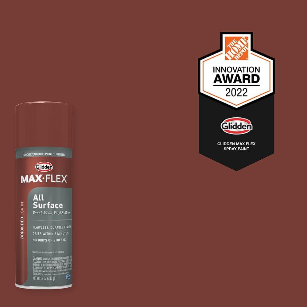 GLIDDEN MAX FLEX 12 oz. Interior/Exterior All Surface Spray Paint and Primer