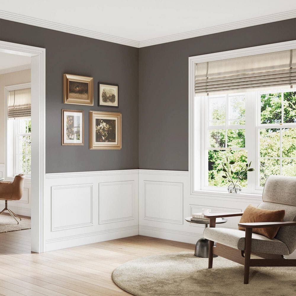 Ornamental Mouldings .75 in. D x 5.508 in. W x 92 in. L Unfinished Poplar Wood Duncan Sawtooth Crown Molding (3)
