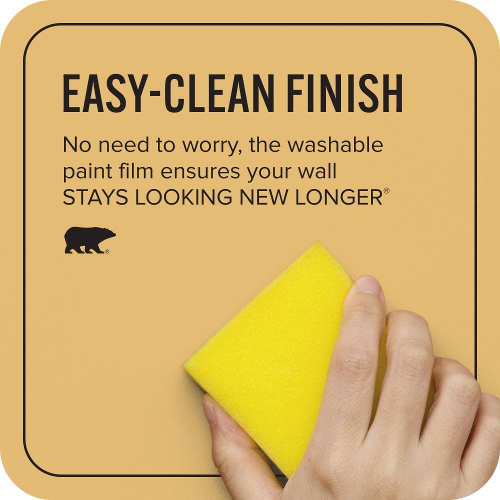 BEHR ULTRA 1 gal. #PMD-96 Wild Wheat Extra Durable Eggshell Enamel Interior Paint & Primer (4)