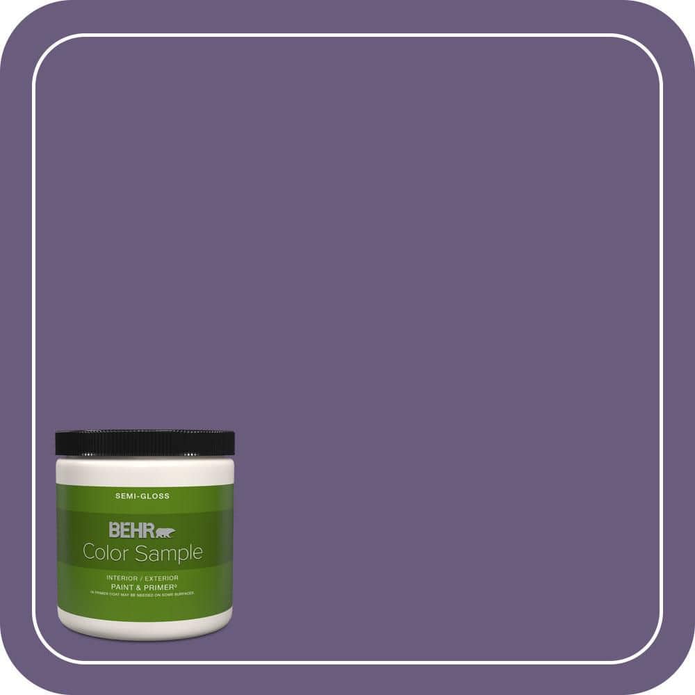 BEHR PREMIUM PLUS 8 oz. #M560-6 Napa Winery Semi-Gloss Interior/Exterior Paint & Primer Color Sample