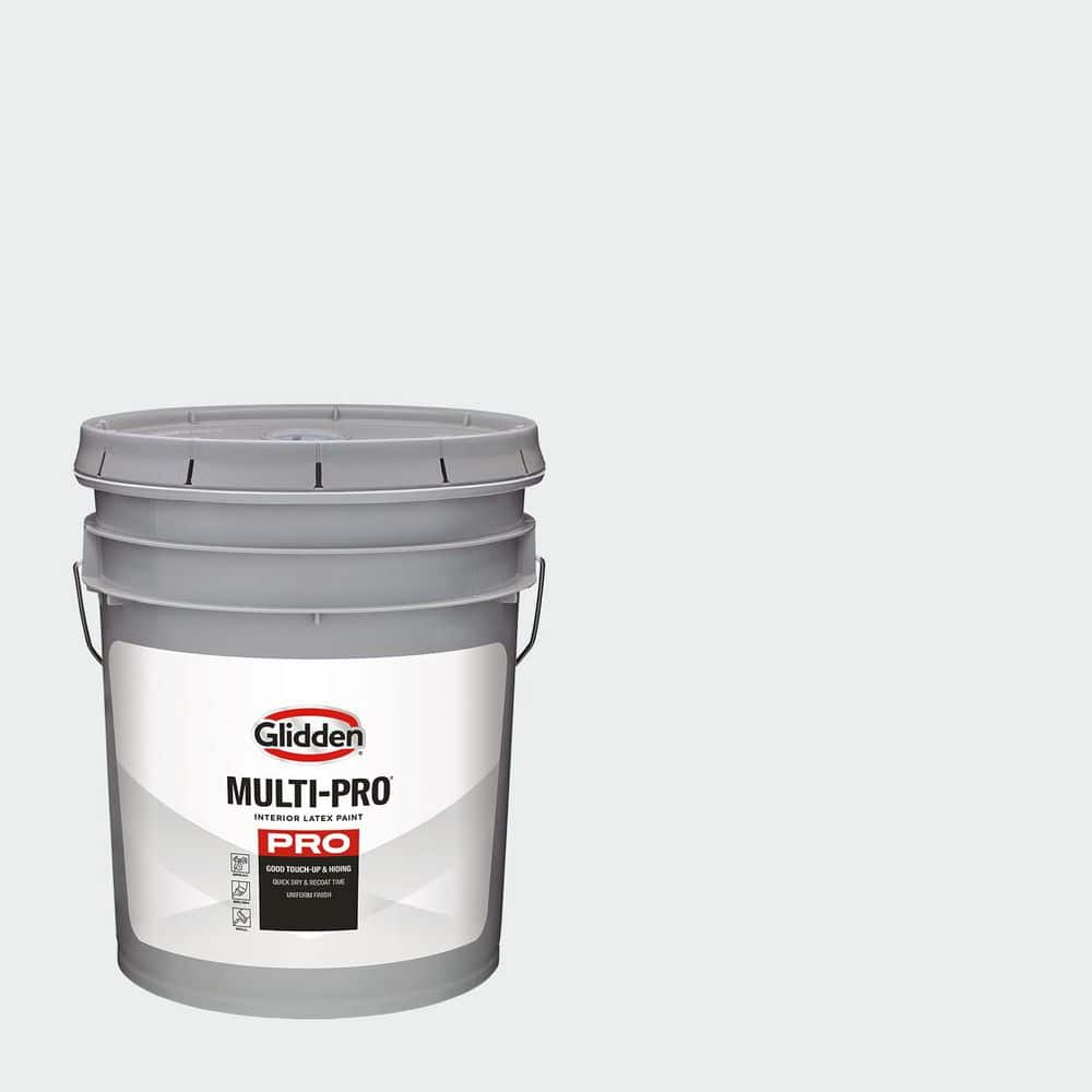 Glidden Multi-Pro 5 gal. PPG1041-1 Moonlit Snow Semi-Gloss Interior Paint