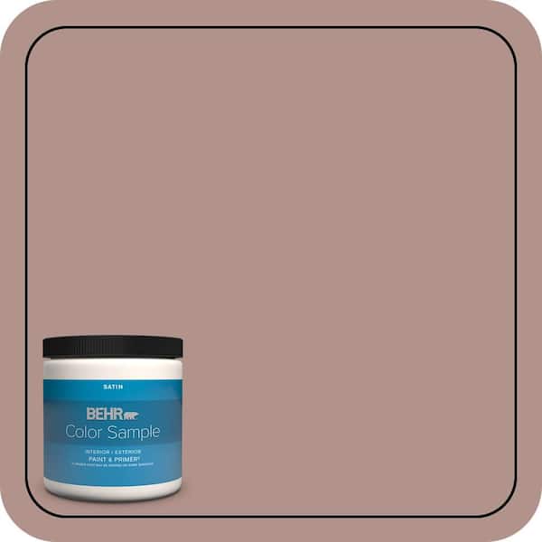 BEHR PREMIUM PLUS 1 gal. #180F-4 Desert Willow Semi-Gloss Enamel Low Odor Interior Paint & Primer (3)