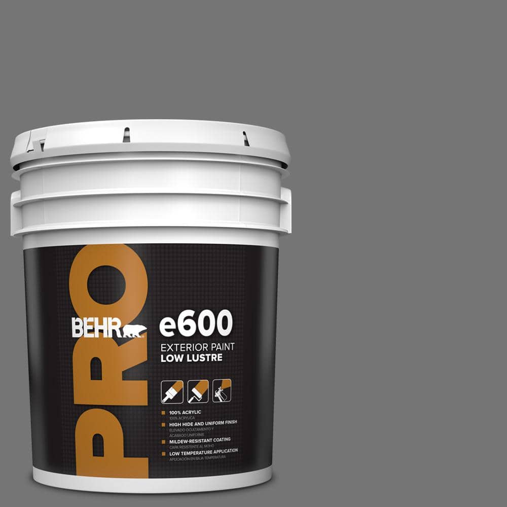 BEHR PRO 5 gal. #N520-5 Iron Mountain Low Luster Exterior Paint